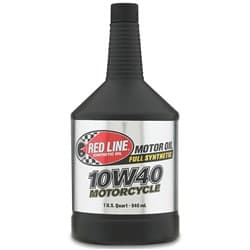 REDLINE MOTORCYCLE 10W40 ENGINE OIL, 1 QUART / 946ML REDLINE OIL / 42404