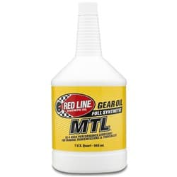 REDLINE MTL GL-4 70W80 GEAR OIL, 1 QUART / 946ML REDLINE OIL / 50204
