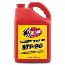 REDLINE MT-90 GL-4 75W90 GEAR OIL, 1 GALLON / 3.78L REDLINE OIL / 50305