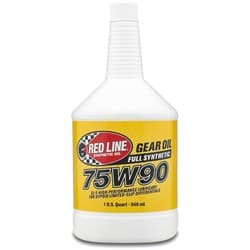 REDLINE 75W90 GL-5 GEAR OIL 1 QUART / 946ML REDLINE OIL / 57904