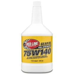 REDLINE 75W140 GL-5 GEAR OIL 1 QUART / 946ML REDLINE OIL / 57914