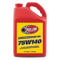 REDLINE 75W140 GL-5 GEAR OIL 1 GALLON / 3.78L REDLINE OIL / 57915