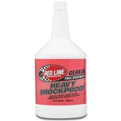 REDLINE HEAVY SHOCK PROOF GEAR OIL, 1 QUART / 946ML REDLINE OIL / 58204