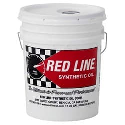 REDLINE LIGHTWEIGHT SHOCKPROOF GEAR OIL, 5 GALLON / 18.9L REDLINE OIL / 58406