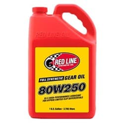 REDLINE 80W250 GL-5 GEAR OIL 1 GALLON / 3.78L REDLINE OIL / 58605