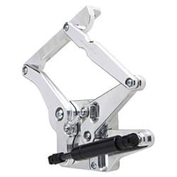 BILLET BONNET HINGE KIT 1965-66 FORD MUSTANG RING BROTHERS / 50656-1011NS