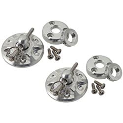 ROUND BILLET  HOOD PIN KIT NATURAL  UNIV LONG PIN KIT RING BROTHERS / 99000-5501N