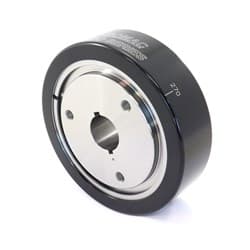 SB CHEV 350 400 6.2" INT. BAL. STEEL/ALLOY BLOWER 2 KEY 3 BOLT SBC ROMAC 0202SA/B
