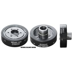 FORD 302 351C CLEV BLOWER EXT. BAL. STEEL/ALLOY 6 BOLT 2 KEYWAY ROMAC 0203SA/B-6