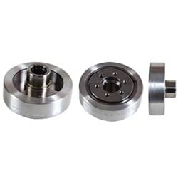 SB FORD 302 351W 28oz EXT BAL BALANCER 3 & 4 BOLT ALL STEEL FLAT FACE SBF ROMAC 0209/28