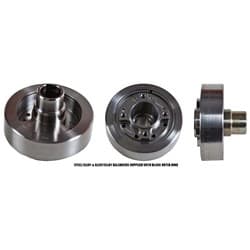 SB FORD 302 351W HO 28oz BAL BLOWER BALANCER 4 BOLT STEP FACE SBF ROMAC 0241SA/28/B