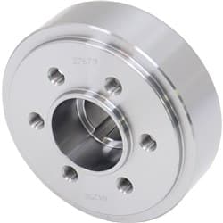 STEEL BLOWER CRANK HUB, SBF 6-BOLT, DUAL KEY, INTERNAL BAL ROMAC / 0430B