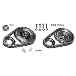 DR TIMING CHAIN SET, LS 3-BOLT 1 TRIGGER RHS .388" RAISED CAM ROLLMASTER CS10000