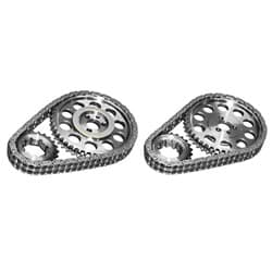 SB CHEV 262 350 400 DR TIMING CHAIN SET .005" SUIT LINE BORE SBC ROLLMASTER - CS1000LB5