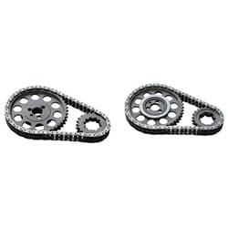SB CHEV ROCKET BLOCK TIMING CHAIN SET w/ RAISED CAM SBC ROLLMASTER CS10070