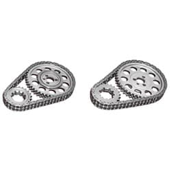 SB CHEV 262 350 400 DR TIMING CHAIN SET LINE BORE .005" NITR SBC ROLLMASTER - CS1050LB5
