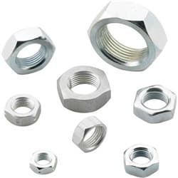 5/8" R/H ALUMINIUM JAM NUT   RODEND - AJNR10