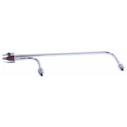 HOLLEY CHROME FUEL RAIL 9-5/16 DOUBLE PUMPER SCREW ON END RPC - R2197X