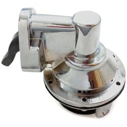 MECHANICAL FUEL PUMP, SBC CHEV CHROME, 80GPH, 1/4" NPT IN/OUT RPC - R2302C