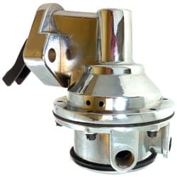 MECHANICAL FUEL PUMP, BBC CHEV CHROME, 80GPH, 1/4" NPT IN/OUT RPC - R2303C