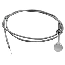 CHROME 6FT CHOKE CABLE KIT 3/8 DIAMETER MOUNTING HOLE RPC - R2332