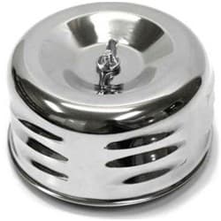 4 x 2-7/8 LOUVERED AIR CLEANER CHROME STUD AND WING NUT INC RPC - R2339