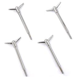 CHROME WING NUT 1/4-20 X 1 PACK OF 4 RPC - R4137