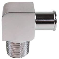 90 DEGREE FITTING 5/8" x 1/2" ALUM-CHROME RPC / RPCR4530