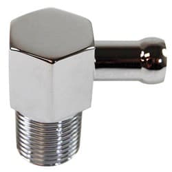 90 DEGREE FITTING 3/8" ALUM-CHROME RPC / RPCR4532