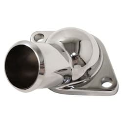 CHROME STEEL WATER NECK SB/BB CHEV 1955-64 V8 RPC - R4788