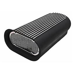 HOOD SCOOP BLACK  ALUMINIUM DUAL "HILBORN STYLE" RPC - R5233BK