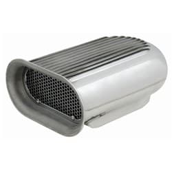 HOOD SCOOP POLISHED ALUMINIUM SINGLE RPC - R5235