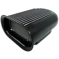 HOOD SCOOP BLACK ALUMINIUM SINGLE "HILBORN STYLE" RPC - R5247BK
