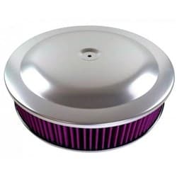 14X3 ROUND AIR CLEANER SET WASHABLE ELEMENT ANODIZED RPC - R5284