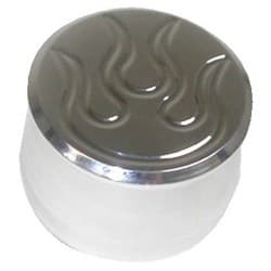 ALUMINIUM BREATHER FLAMED POLISHED RPC - R6001X
