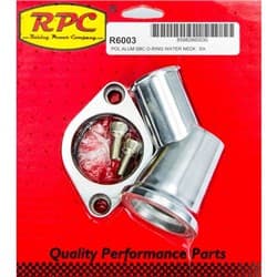 ALUMINIUM 45DEG SWIVEL WATER NECK, POLISHED SUIT CHEV RPC - R6003