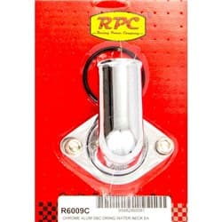 ALUMINIUM 90DEG SWIVEL WATER NECK, CHROME SUIT CHEV RPC - R6009C