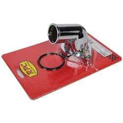 ALUMINIUM 15DEG SWIVEL WATER NECK, CHROME SUIT CHEV RPC - R6015C