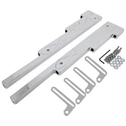 ALUMINIUM WIRE LOOM SET FLAME CHROMED SUIT 8-8.5 MM LEADS RPC - R6038X