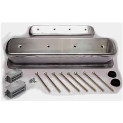 CAST VALVE COVERS, SBC 87-ON TALL, POLISHED, NO HOLES RPC - R6046