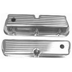CAST VALVE COVERS, SBF TALL POLISHED, BALL MILLED RPC - R6172