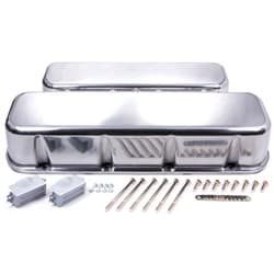 CAST VALVE COVERS, BBC TALL POLISHED ALUMINIUM, NO HOLES RPC - R6230-1