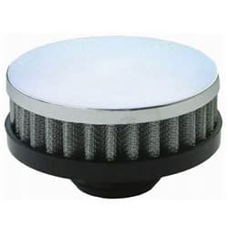 CHROME PUSH-IN OPEN R/C FILTER 2" TALL RPC - R7192