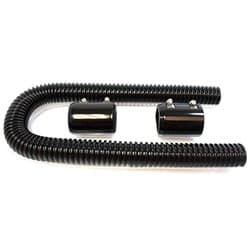 S/LESS STEEL HEATER HOSE KIT BLACK, 5/8" X 44" LENGTH RPC - R7313BK