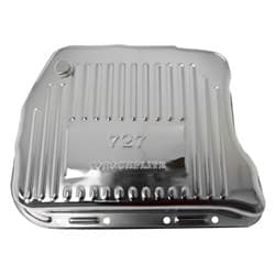TRANS PAN CHRYSLER 727 CHROME STEEL FINNED EXTRA CAPACITY RPC - R7597