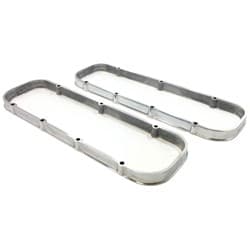 BBC VALVE COVER 1" SPACERS "POLISHED". ALUMINUM RPC - R7661