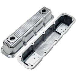 1992-UP MOPAR MAGNUM VALVE COVER FINNED POLISHED. 3-1/2 RPC - R7693
