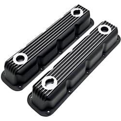 1992-UP MOPAR MAGNUM VALVE COVER FINNED BLACK 3-1/2" TALL RPC - R7693BK