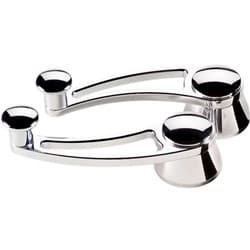 CHROME ALUMINUM WINDOW HANDLE 3" LONG RPC - R8409