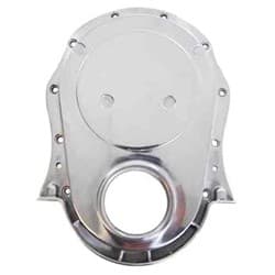 ALUMINIUM TIMING COVER, BBC POLISHED WITH BOLTS & GASKETS RPC - R8422